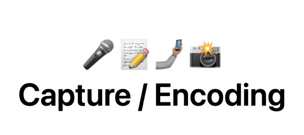 Signal capture & encoding