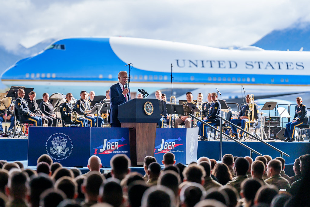 Virtual model of the site of Joe Biden's September 11th speech 2023